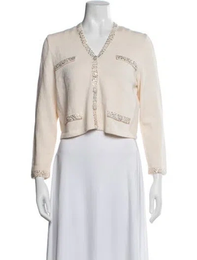 Pre-owned St John Jacket In Neutrals