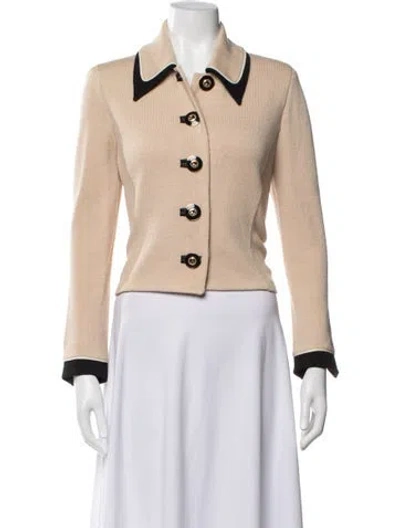 Pre-owned St John Jacket In Neutrals