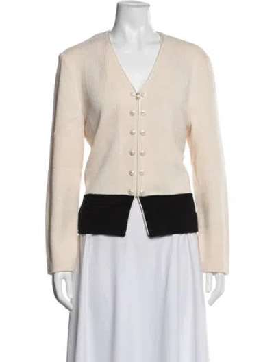 Pre-owned St John Jacket In Neutrals