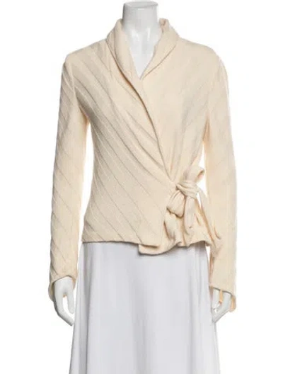 Pre-owned St John Jacket In Neutrals