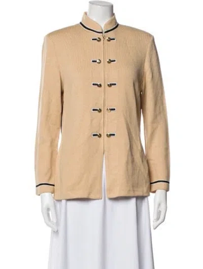 Pre-owned St John Jacket In Neutrals