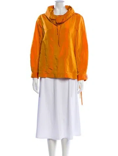 Pre-owned St John Jacket In Orange