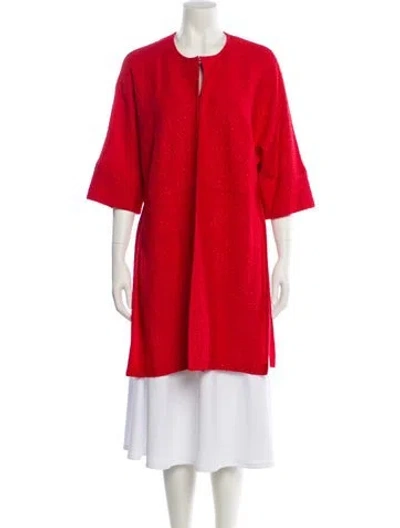 Pre-owned St John Jacket In Orange