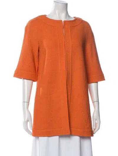 Pre-owned St John Jacket In Orange
