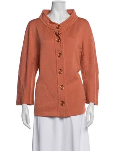 Pre-owned St John Jacket In Orange