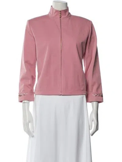 Pre-owned St John Jacket In Pink