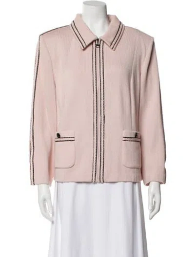 Pre-owned St John Jacket In Pink