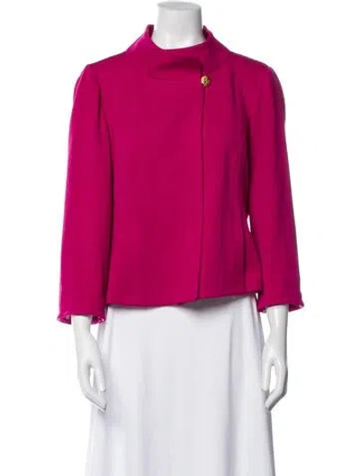 Pre-owned St John Jacket In Pink