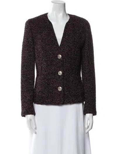 Pre-owned St John Jacket In Pink