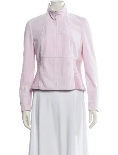 Pre-owned St John Jacket In Pink