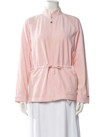 Pre-owned St John Jacket In Pink