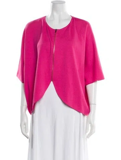 Pre-owned St John Jacket In Pink