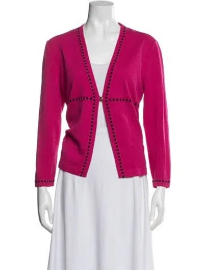 Pre-owned St John Jacket In Pink