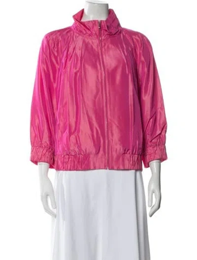 Pre-owned St John Jacket In Pink
