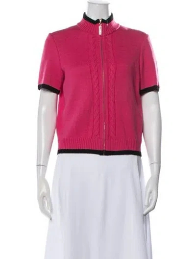 Pre-owned St John Jacket In Pink