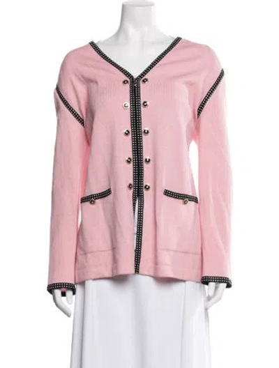 Pre-owned St John Jacket In Pink