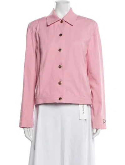 Pre-owned St John Jacket In Pink