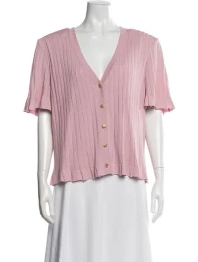 Pre-owned St John Jacket In Pink