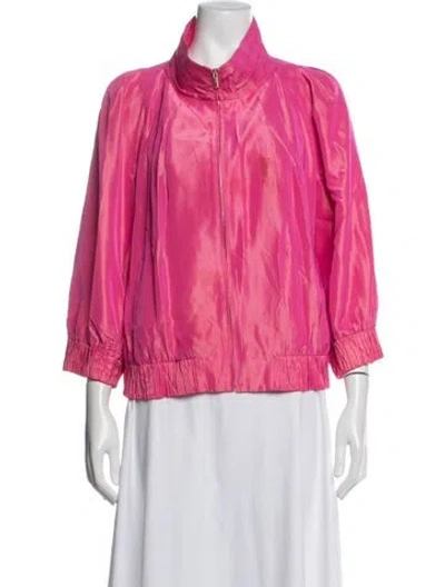 Pre-owned St John Jacket In Pink