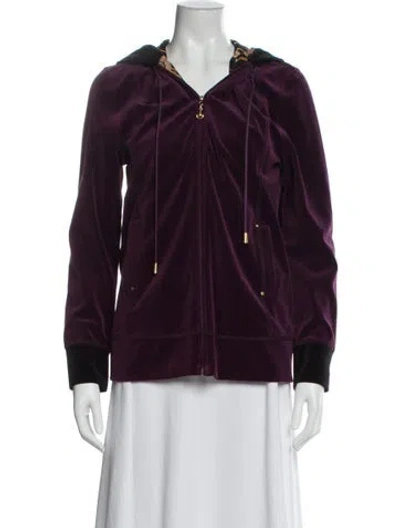 Pre-owned St John Jacket In Purple