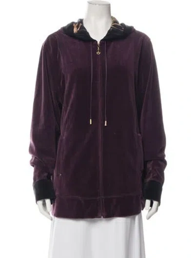 Pre-owned St John Jacket In Purple