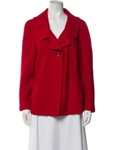 Pre-owned St John Jacket In Red