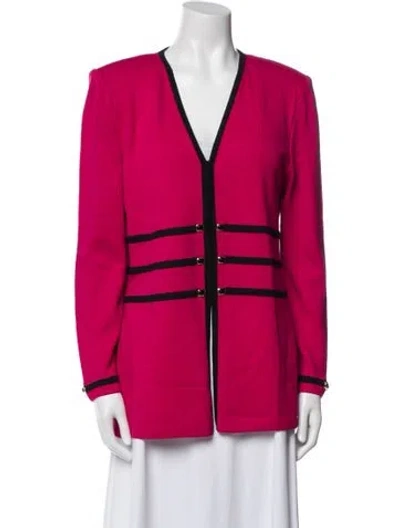 Pre-owned St John Jacket In Red
