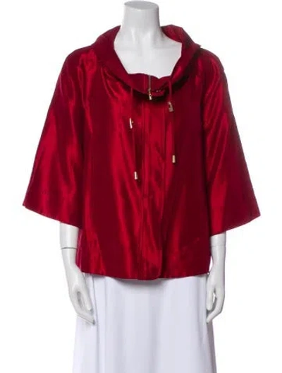 Pre-owned St John Jacket In Red