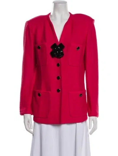 Pre-owned St John Jacket In Red
