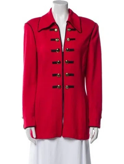 Pre-owned St John Jacket In Red