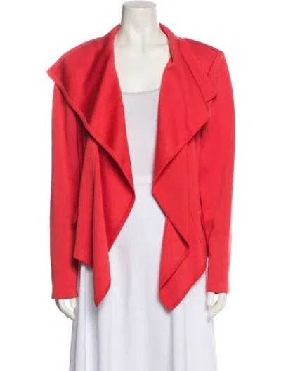 Pre-owned St John Jacket In Red