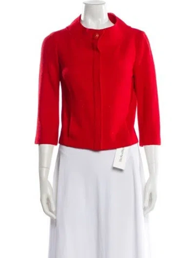 Pre-owned St John Jacket In Red