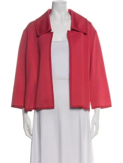 Pre-owned St John Jacket In Red