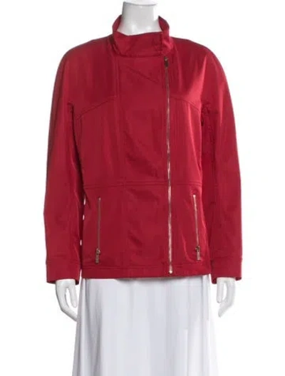 Pre-owned St John Jacket In Red
