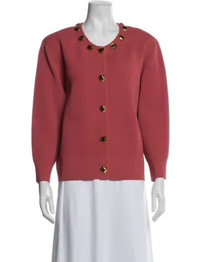 Pre-owned St John Jacket In Red