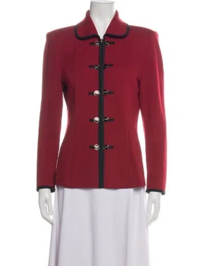 Pre-owned St John Jacket In Red