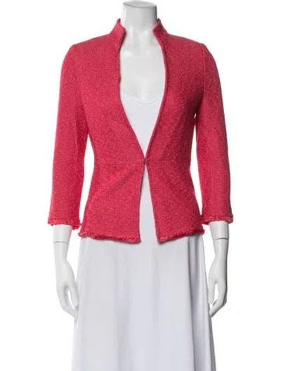 Pre-owned St John Jacket In Red