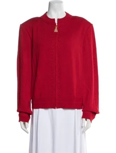 Pre-owned St John Jacket In Red
