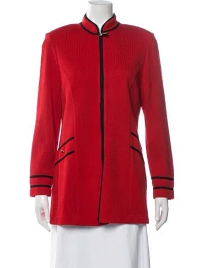 Pre-owned St John Jacket In Red