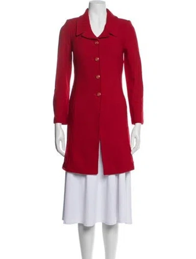 Pre-owned St John Jacket In Red