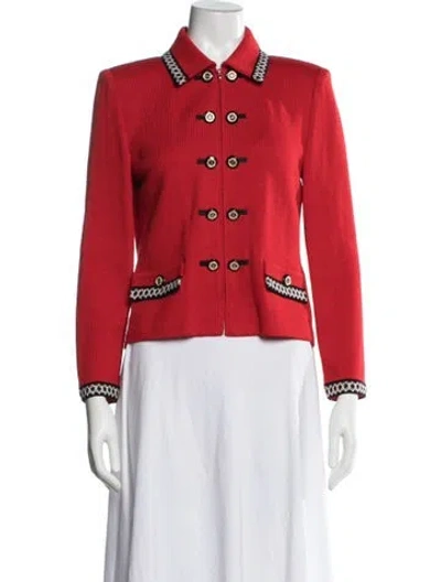 Pre-owned St John Jacket In Red