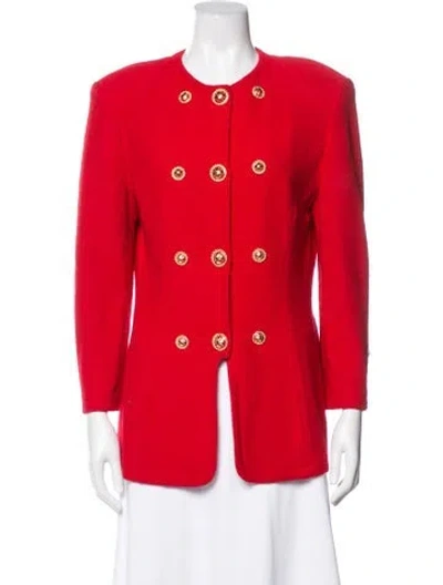 Pre-owned St John Jacket In Red