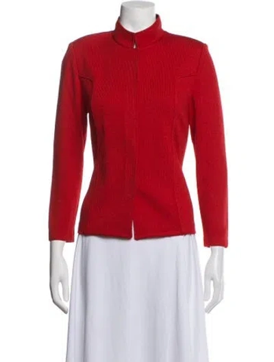 Pre-owned St John Jacket In Red