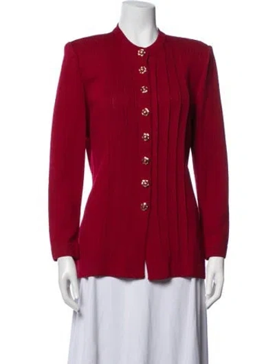 Pre-owned St John Jacket In Red