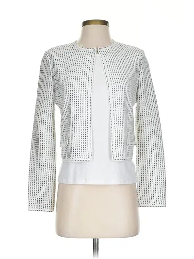 Pre-owned St John Jacket In Silver