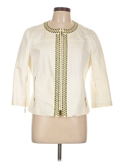 Pre-owned St John Jacket In White