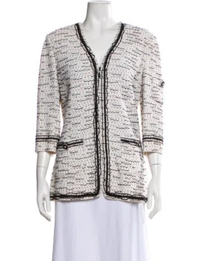 Pre-owned St John Jacket In White