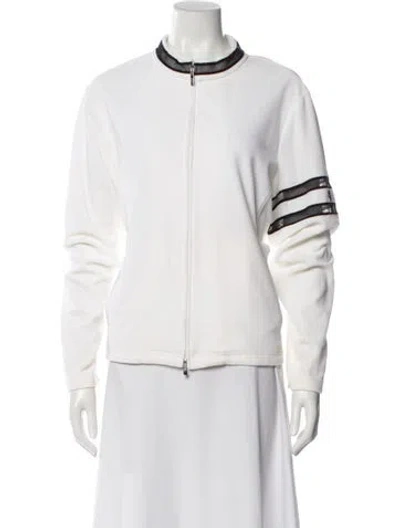 Pre-owned St John Jacket In White