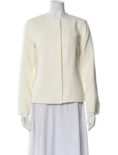 Pre-owned St John Jacket In White