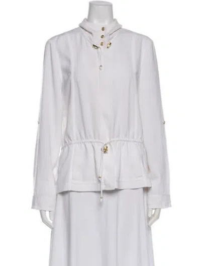 Pre-owned St John Jacket In White